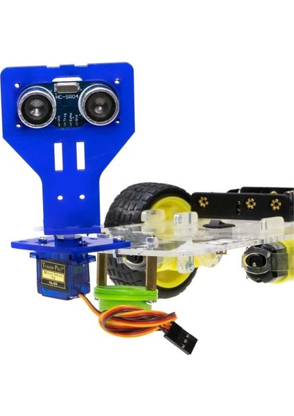 REX Discovery Serisi Arduino Uyumlu Araba Kiti - Bluetooth Robot Araç - 2WD