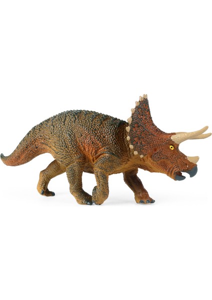 19CM Altın Triceratops Dinozor Hayvan Modeli Oyuncak (Yurt Dışından)