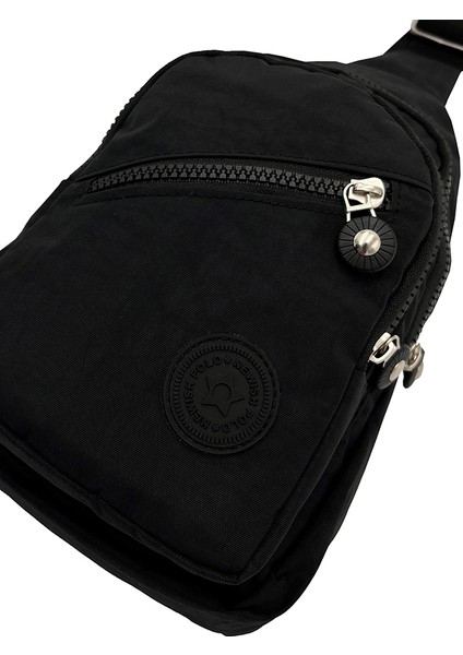 Unisex Kipling Krinkıl Üç Bölmeli Çapraz Askılı Omuz ve Bel Çantası