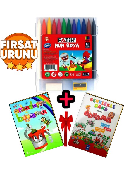 Mum Boya 12 Renk Fatih