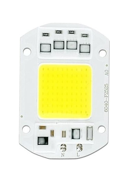 Projektör 50 Watt Led Çip Cob Gunışığı Işık 220 Volt Ac