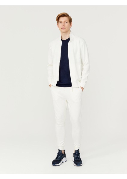 Dik Yaka Pamuklu Slim Fit Sweatmont fiyatları