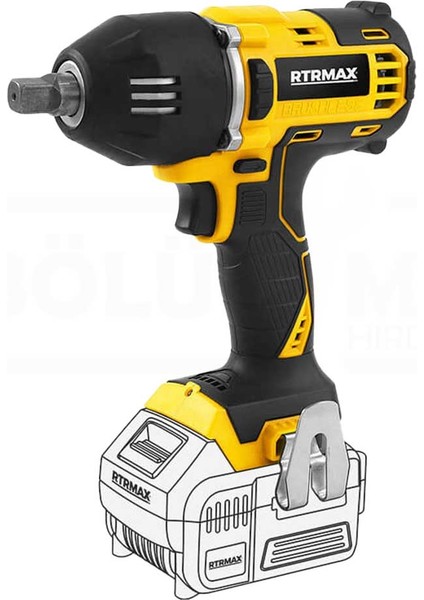 RTX2029B Kömürsüz Darbeli Şarjlı Somun Sıkma 5 Kademe 18V