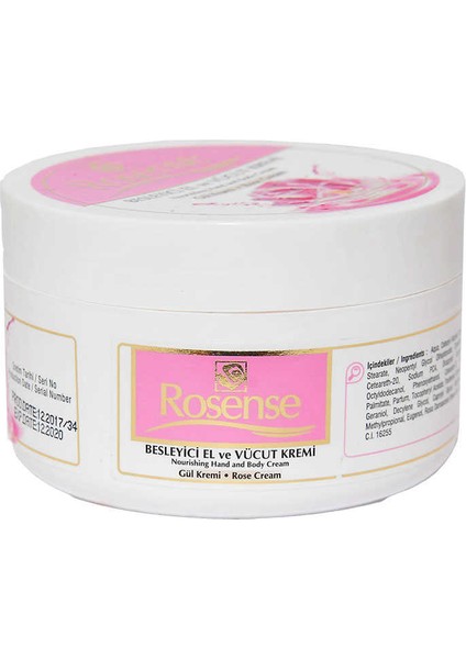 Gül Kremi 250 Ml
