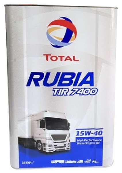 Rubıa Tır 7400 15W-40 Motor Yağı 18 Litre ( Üretim Yılı: 2023 )