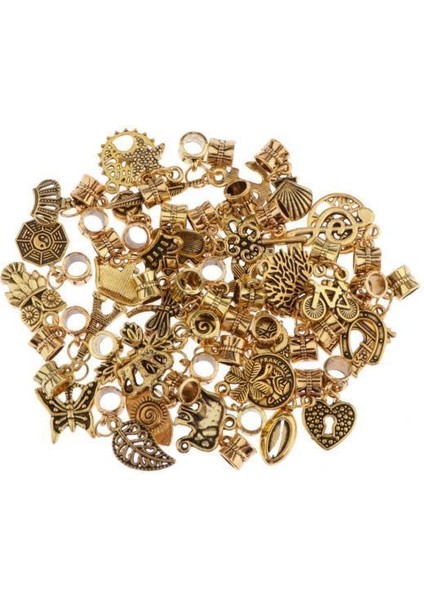 3x 40 Adet Karışık Alaşım Charms Boncuk Dıy Küpe Takı Bulguları Için Gevşek Sacper (Yurt Dışından)
