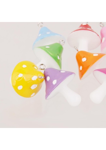 2x Paket 12 Reçine Mantar Takı Kolye Kolye Bilezik Dıy Takılar (Yurt Dışından)