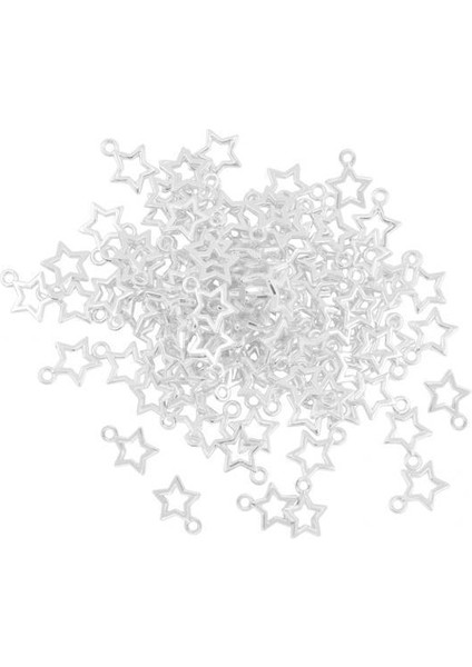 2x 100 Parça Retro Yıldız Noel Charm Kolye Noel Asılı Takı Küpe Boncuk (Yurt Dışından)