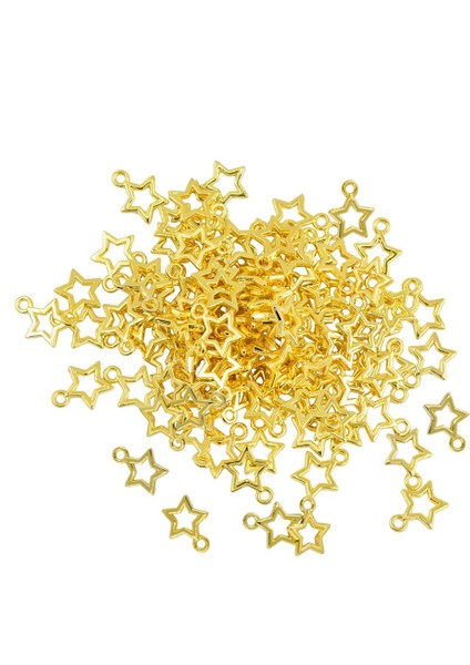 2x 100 Parça Retro Yıldız Noel Charm Kolye Noel Asılı Takı Küpe Boncuk (Yurt Dışından) modelleri