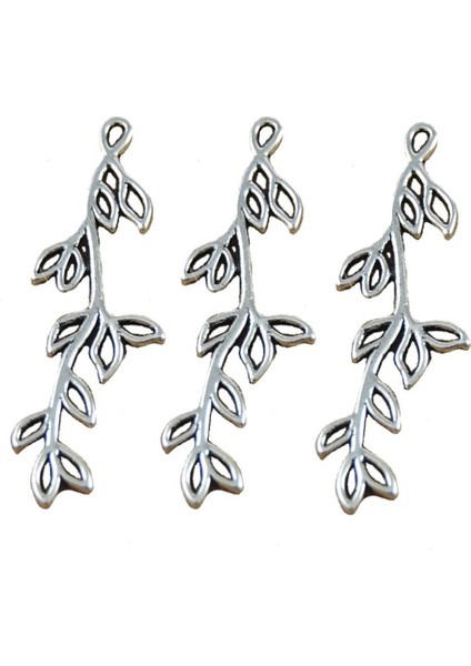 2x 20 Parça Tibet Gümüş Çalı Şube Yaprak Charms Kolye (Yurt Dışından) fırsatları