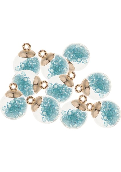2x 10 Adet Kristal Cam Top Charms Parlak Rhinestone Takı Kolye Işık (Yurt Dışından) fiyatları