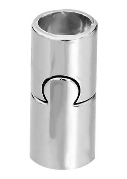 3x Metal Manyetik Klipsler Connector Bulguları Takı Deri El Sanatları Gümüş Için (Yurt Dışından)