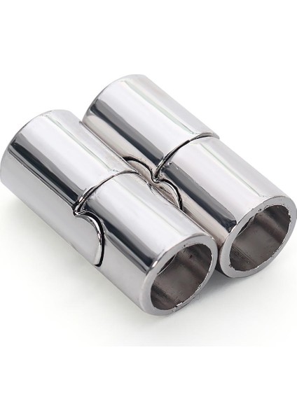 3x Metal Manyetik Klipsler Connector Bulguları Takı Deri El Sanatları Gümüş Için (Yurt Dışından) indirimleri