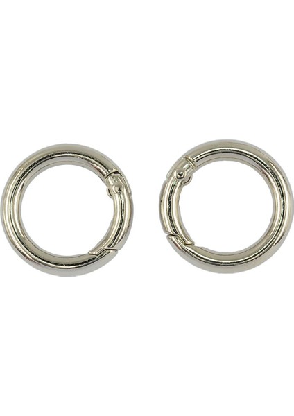 2x 10 Parça Gümüş Alaşım Daire Bahar Yapış Kanca Klip Çanta Omuz Askısı (Yurt Dışından) fırsatları