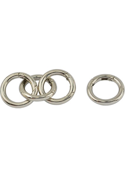 2x 10 Parça Gümüş Alaşım Daire Bahar Yapış Kanca Klip Çanta Omuz Askısı (Yurt Dışından) indirimleri