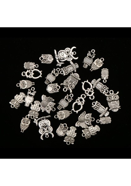 2x 30 Adet Gece Owls Dıy Charms Fit Kolye Kolye Takı Yapımı (Yurt Dışından) fırsatları