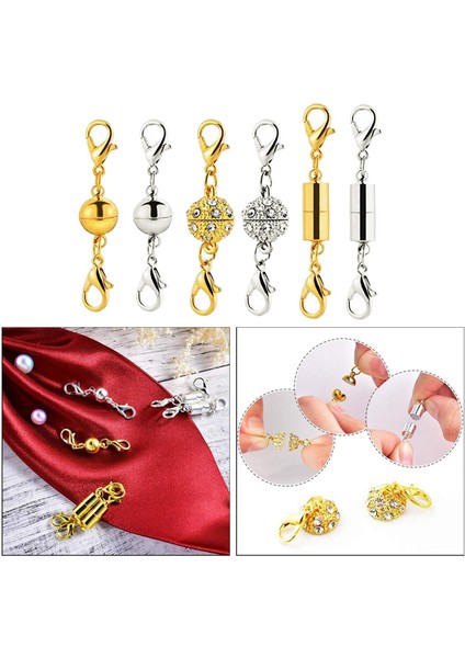 2x 6x Bakır Manyetik Toka Takı Kolye Bilezik Bağlayıcı Istakoz Klipsler (Yurt Dışından) indirimleri