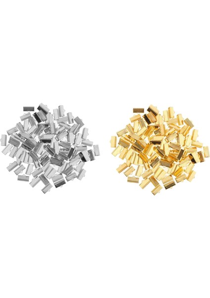 200PCS Uçlar Uç Kapaklar Ipuçları Crimps Kablo Deri Kablo Toka Tıkıklar Kablosu (Yurt Dışından)