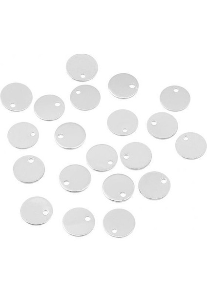 3x 20 Adet Kaplama Sikke Yuvarlak Damgalama Boş Tag Metal Takı Yapımı Şerit (Yurt Dışından)