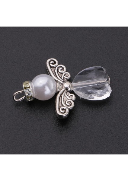 3x 5 Adet Dıy Charms Inci S Dans Melek Dangle Kolye Dıy Küpe (Yurt Dışından)