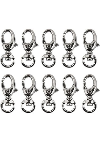 6x 10PCS 34X13MM Döner Çırpı Kancaları Cüzdanlar Clasps Donanım Klipsleri Aksesuarları (Yurt Dışından)