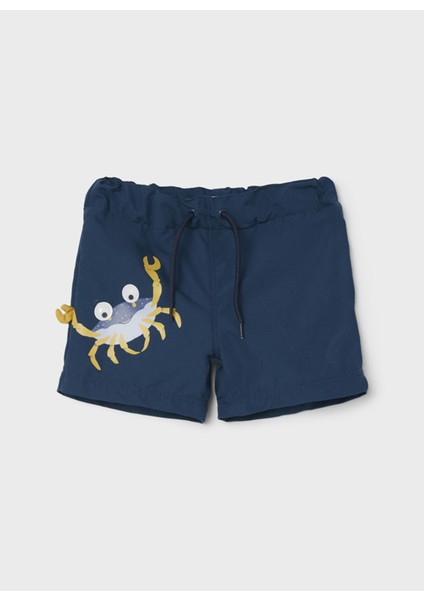 Şort Mayo, 7 Yaş, Koyu Mavi