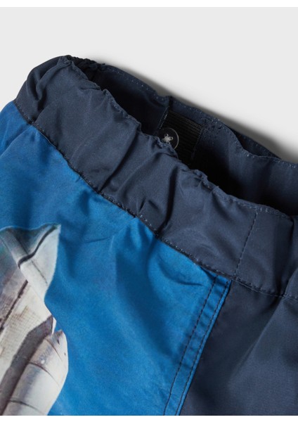 Name İt 13199850 Hızlı Kuruma ÖzellikliAntibakteriyel Baskılı Lacivert Erkek Çocuk Şort Mayo fırsatları