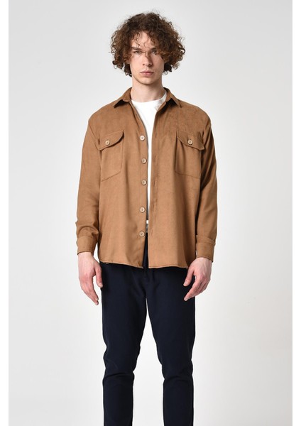 Süet Salaş Gömlek (E22-61101)