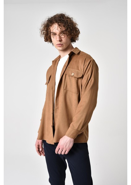 Süet Salaş Gömlek (E22-61101) modelleri