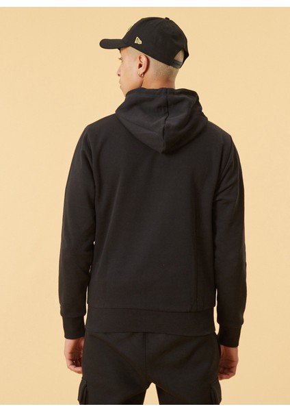 12893103 Nba Metllc Hdy LoslakKapüşonlu Düz Siyah Erkek Sweatshirt fiyatları