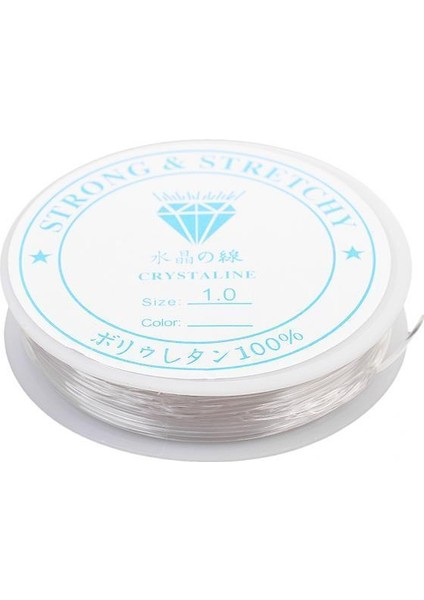 2x 10 M Temizle Elastik Iplik, Takı Yapımı Için Streç Kordon 1.0mm (Yurt Dışından)