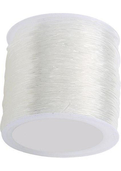 2x 1.2mm Elastik Temizle Boncuk Konu Streç Dize Kordon Dıy Takı El Sanatları (Yurt Dışından)