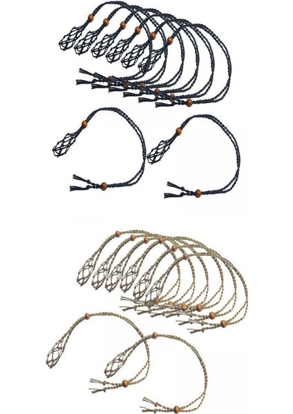 16X Kristal Kolye Kablosu Boş Taş Tutucu Değiştirme Diy Takı El Sanatları (Yurt Dışından)