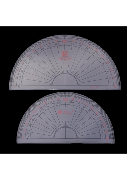 What For 3x2 Parça 180 Derece Iletki Açı Ölçüm Cetvelleri Okul Malzemeleri (Yurt Dışından)
