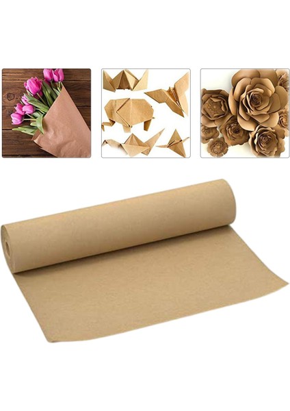Brown Kraft Paper Roll Party Dunnage Posta Için 11.8inch Genişliğinde Çevre Dostu Ambalaj Kağıdı (Yurt Dışından) modelleri