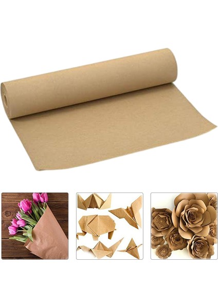 Brown Kraft Paper Roll Party Dunnage Posta Için 11.8inch Genişliğinde Çevre Dostu Ambalaj Kağıdı (Yurt Dışından) indirimleri