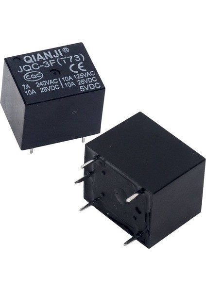 5 Volt Röle Tek Kontak 5 Bacak