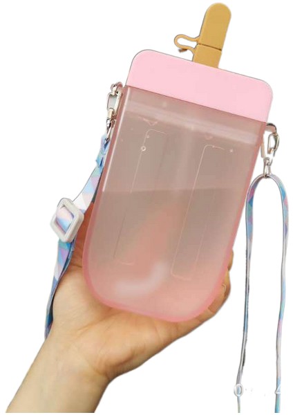 Popsicle Dondurma Bardağı Açık Havada Kullanışlı Öğrenci Suyu Bardağı 300 ml. (Yurt Dışından)