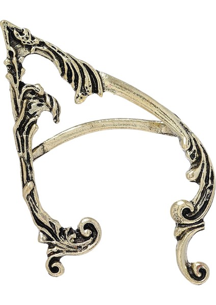 Elf Klipsli Gotik Punk Takı Vintage Küpe (Yurt Dışından)