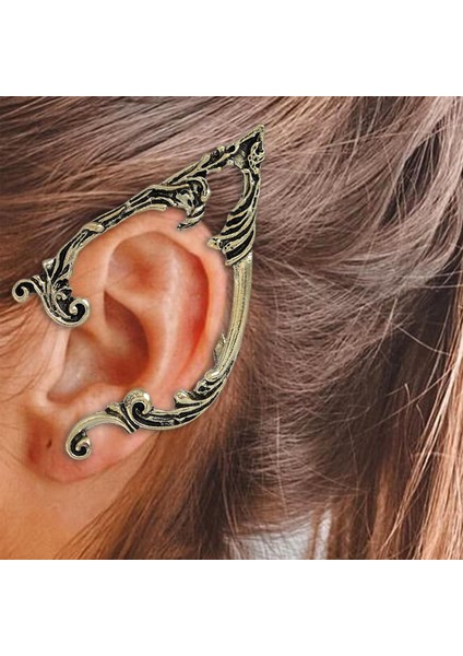 Elf Klipsli Gotik Punk Takı Vintage Küpe (Yurt Dışından) fırsatları