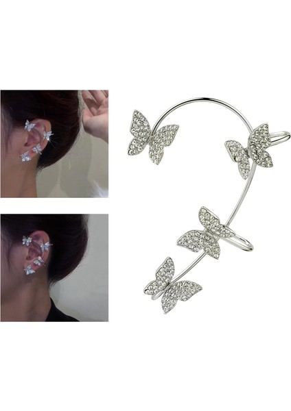 Küpe Kelebek Delici Olmayan Moda Gümüş (Yurt Dışından) modelleri