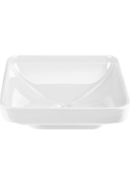 Water Jewels 4441B403-1361 Kare Çanak Lavabo, 40 cm, Beyaz
