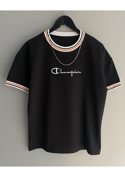 Cool Mans Erkek Yeni Sezon Oversize Kalıp Yaka Detaylı Yazlık T-Shirt modelleri