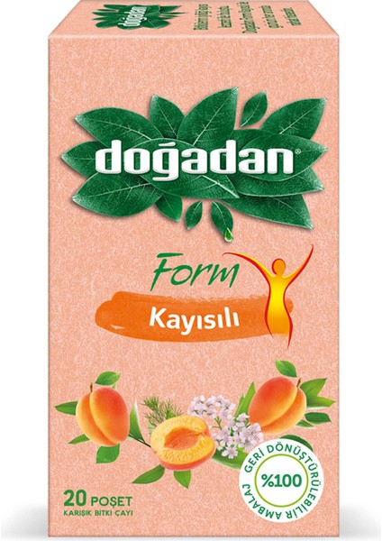 Form Kayısılı Karışık Bitki Çayı 36 gr