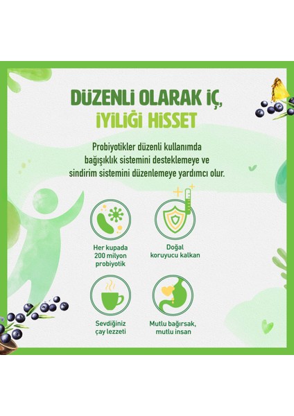 Probiyotikli Yeşil Çay Açai Ananas 2 x 14'lü