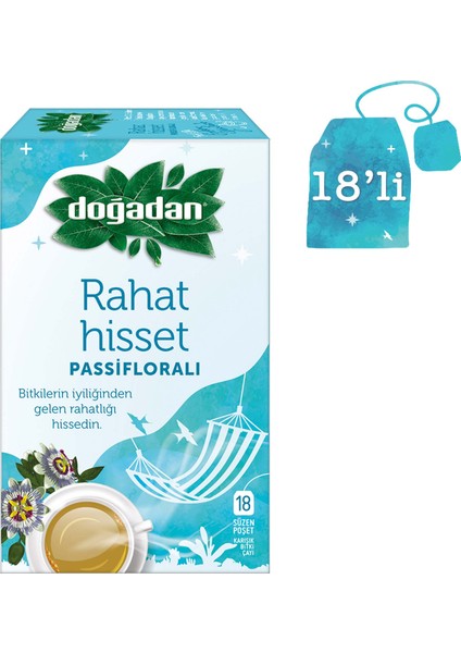 Rahat Hisset Passifloralı Bitki Çayı 18'li