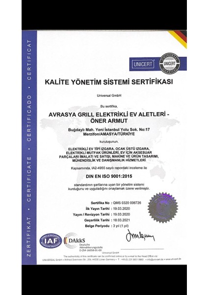 Avrasya Grill GRP100 Tel Rezistans