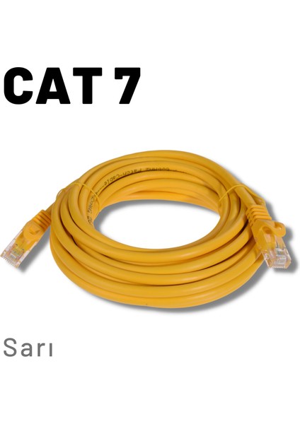 5 Adet Cat7 Kablo Ethernet Network Internet Lan Kablosu