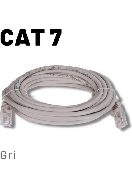 5 Adet Cat7 Kablo Ethernet Network Internet Lan Kablosu