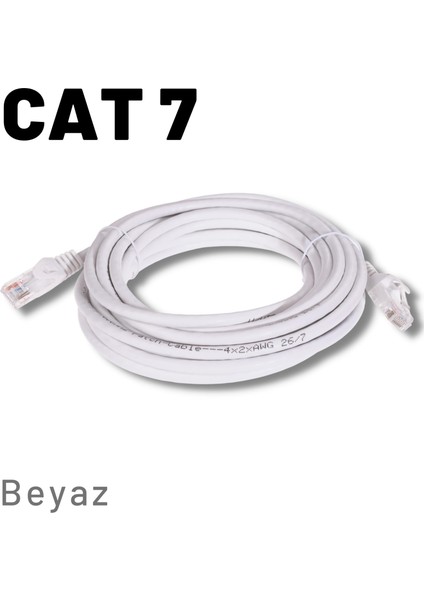 5 Adet Cat7 Kablo Ethernet Network Internet Lan Kablosu